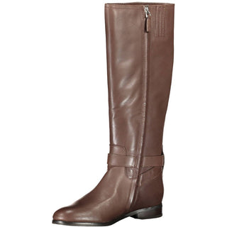 Botas para mujer de cuero marrón