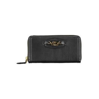 Cartera para mujer de poliuretano negro