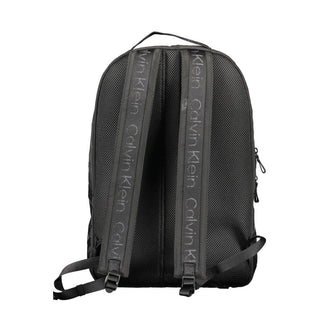 Mochila para hombre de poliéster reciclado negro