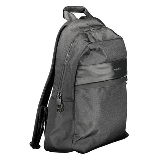 Mochila para hombre de poliéster negra