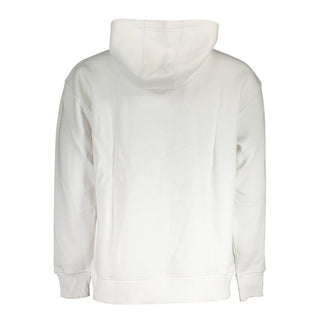 Weißer Baumwollpullover für Herren