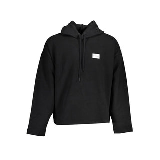 Schwarzes Baumwoll-Sweatshirt für Herren