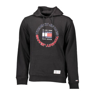 Schwarzes Baumwoll-Sweatshirt für Herren
