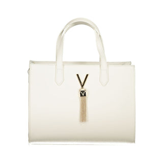 Bianco Polyurethane Women Bag