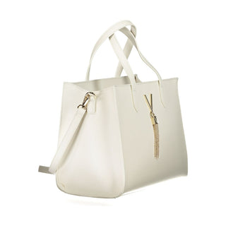 Bianco Polyurethane Women Bag