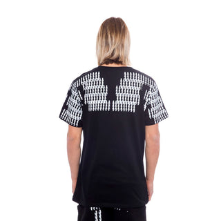 Black Cotton Men T-Shirt