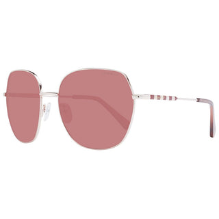 Gafas de sol de metal color oro rosa