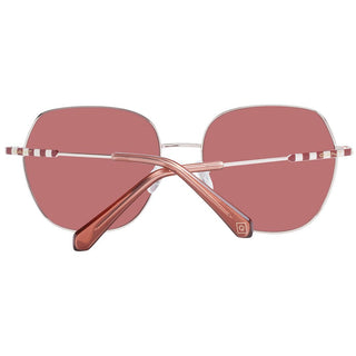 Roségold-Metallsonnenbrille