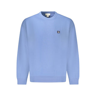 Blue Cotton Men's Sweatshirt