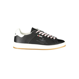 Schwarzer Herren-Sneaker aus Polyurethan