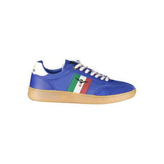 Blauer Polyurethan-Herren-Sneaker