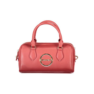 Rote Polyethylen-Handtasche