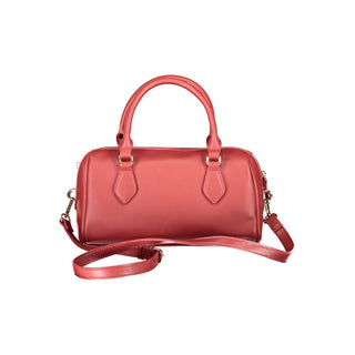 Rote Polyethylen-Handtasche