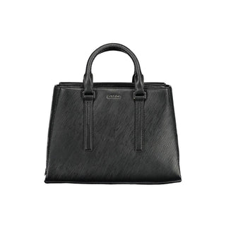 Bolso de mano para mujer de poliéster negro