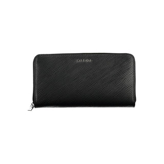Cartera para mujer de poliuretano negro