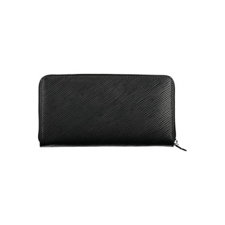 Cartera para mujer de poliuretano negro