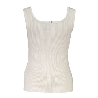 Camiseta sin mangas para mujer de modal blanco