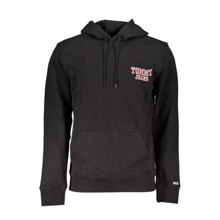 Sudadera de algodón negra para hombre