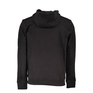 Sudadera de algodón negra para hombre
