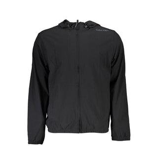 Black Polyester Men's Sweatshirt