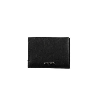 Cartera de hombre de cuero negro