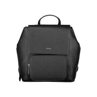 Nero Polyester Women Backpack