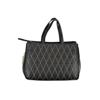 Nero Poliuretano Donna Bag with Adjustable and Removable Strap