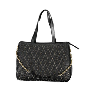 Bolso de mujer de poliuretano negro  