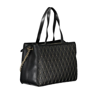 Bolso de mujer de poliuretano negro  