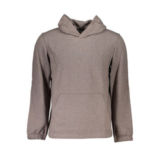 Sudadera para hombre de algodón marrón