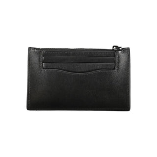 Cartera de hombre de cuero negro
