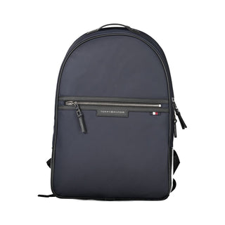 Blauer Rucksack aus recyceltem Polyester für Herren