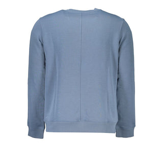 Sudadera azul de poliéster para hombre