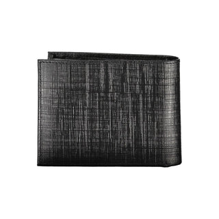 Cartera para hombre negra de cuero