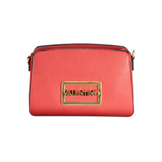 Rosso Poliuretano Damenhandtasche mit verstellbarem Schulterriemen