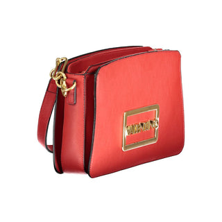Rosso Poliuretano Damenhandtasche mit verstellbarem Schulterriemen