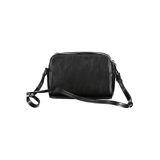 Schwarze Polyester-Umhängetasche für Damen