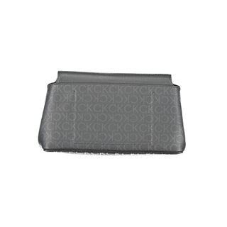 Bolso de hombro para mujer de poliéster negro