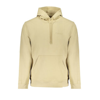 Beiges Baumwoll-Herren-Sweatshirt