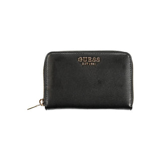 Cartera para mujer de poliuretano negro
