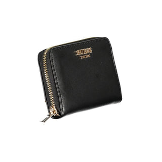 Cartera para mujer de poliuretano negro