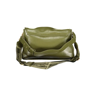 Bolso verde de poliuretano para mujer con correa ajustable