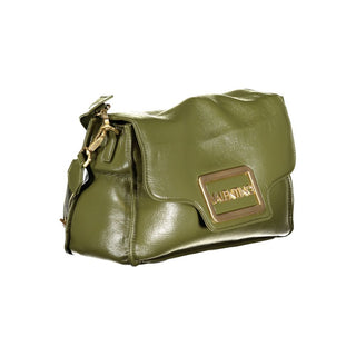 Bolso verde de poliuretano para mujer con correa ajustable