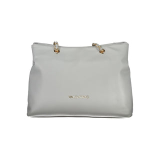 Gray Polyurethane Women Bag