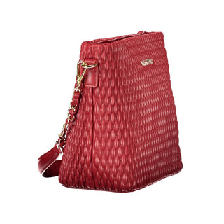 Rosso Damen-Polyurethan-Tasche mit verstellbarem Schultergurt