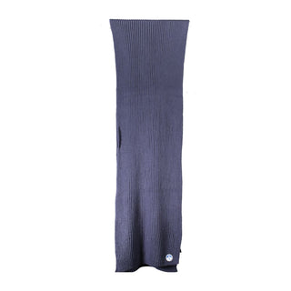 Bufanda para hombre de algodón azul