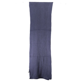 Bufanda para hombre de algodón azul