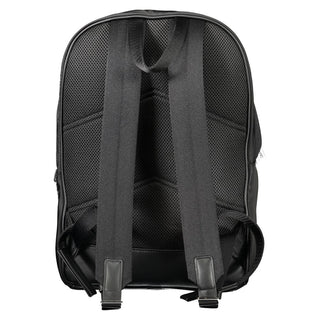 Mochila para hombre de poliéster negro