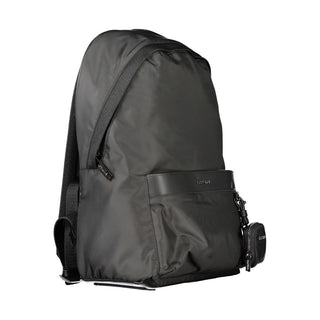Mochila para hombre de poliéster negro
