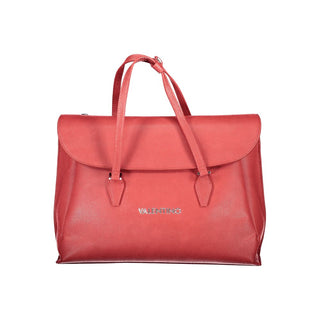 Red Polyurethane Women's Bag